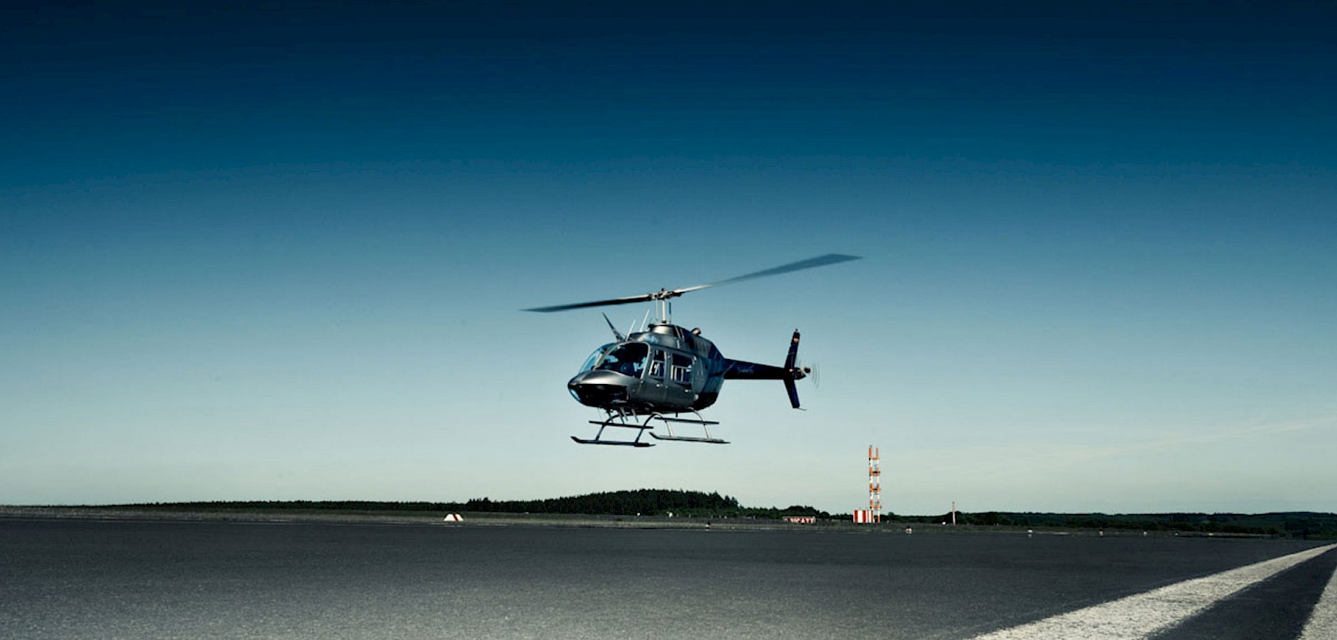Hubschrauber im Landeanflug